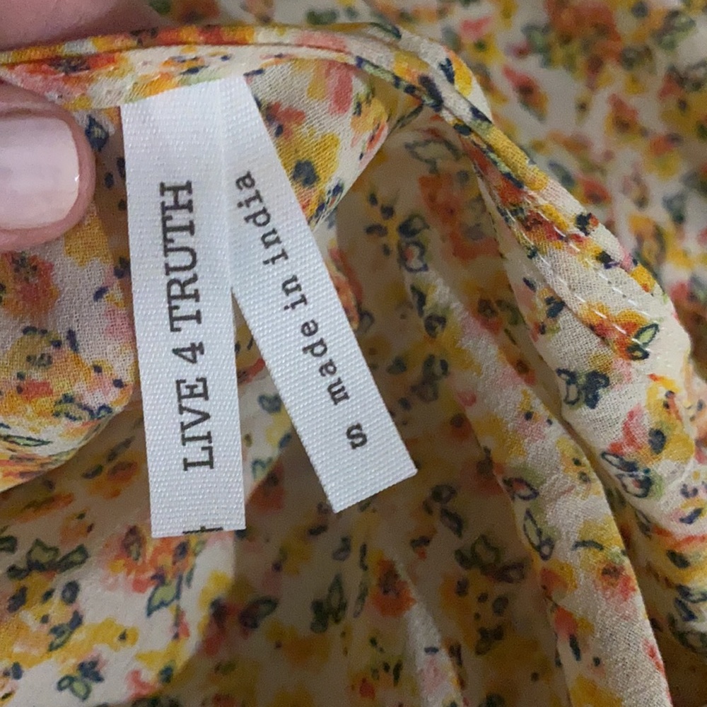 🌺💛 NWT Yellow Kimono💛🌺 - Picture 3 of 5